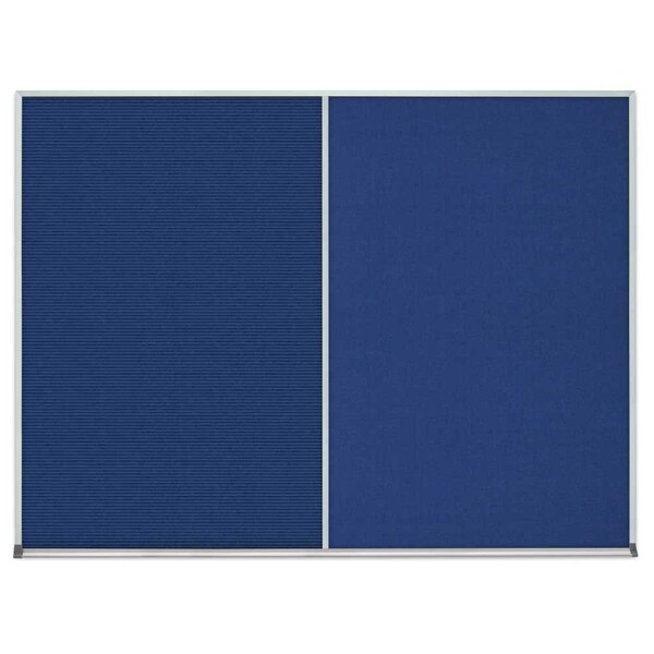 Single Door Radius Corkboard, 24"x36", Bla, UV7001RC-BLACK-COBACC